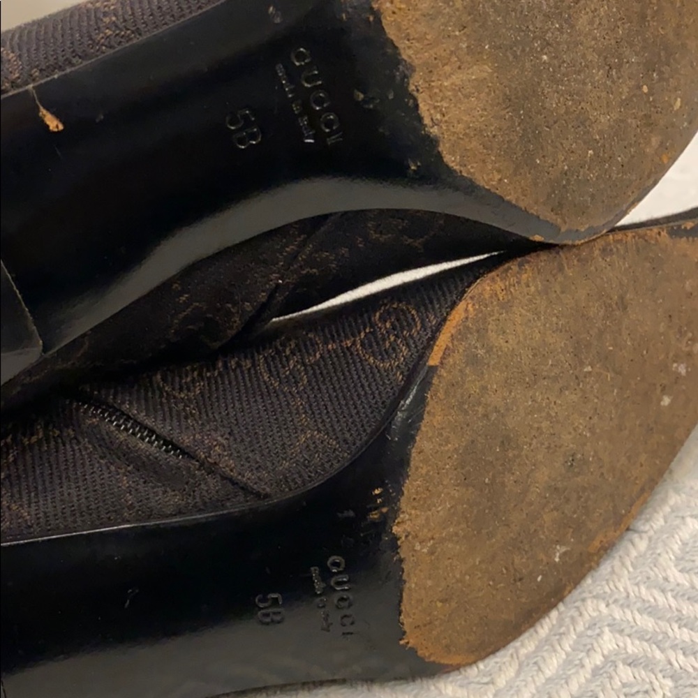 Gucci Fabric Logo Boots size 5B - Picture 6 of 10